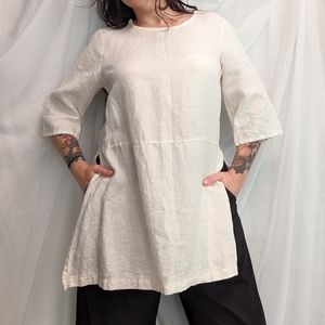 Linen oversized tunic by Bryn Walker, size xs